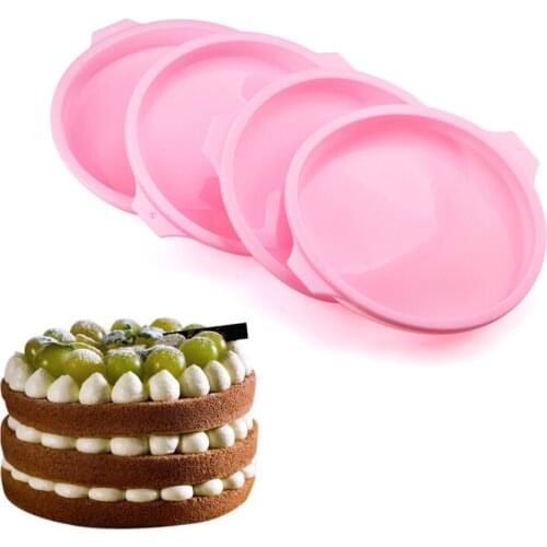 Baking tray pan cake silicone bakeware Mold for tools accessories Bakery pastry form pizza shapes cakes molds kitchen utensils