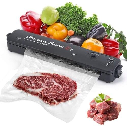 220V/110V Vacuum Sealer Packaging Machine Kitchen Household Food Vacuum Sealer Film Packaging Machine Including 10Pcs Bags