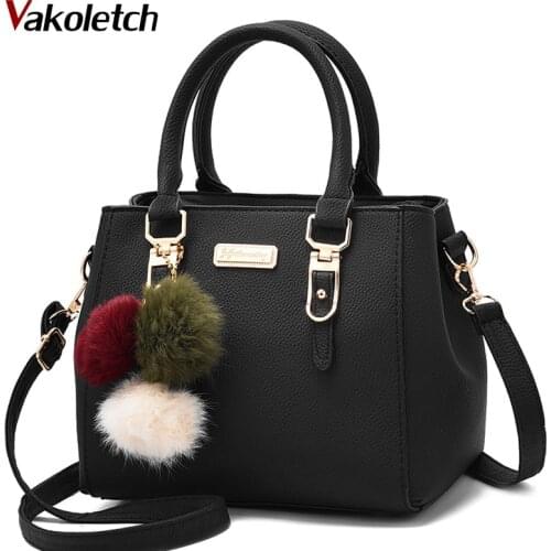 Hotsale party purse ladies messenger crossbody shoulder bags brand women hairball ornaments totes solid sequined handbag K78