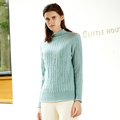 2018 New Style Autumn Winter Womens Bottoming Cashmere Sweater