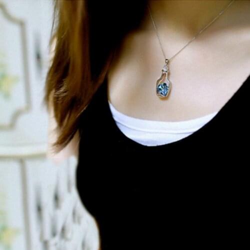 1Pcs Drift Bottle Necklace Party Favor Birthday Gift for Girlfriend Valentines Day Presents Favors Souvenir