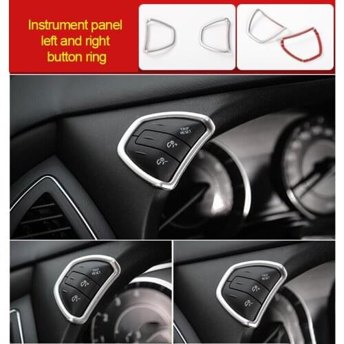 For Nissan Patrol y62 2017-2020 chrome Dashboard left and right button trim 2pcs