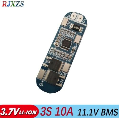 3S 10A Lithium Ion 12V 18650 BMS PCM battery protection board bms pcm lipo battery cell pack