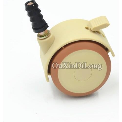 4PCS/Lot Universal Rotation Casters Wheels With Brake for Office Chairs Child/Baby Bed Carts Trolley Furniture Casters Wheels