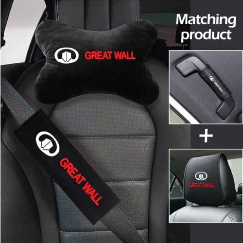 Automobile Full Set Styling Car Seat belt Cover Protect headrest Covers neck pillow Handle case for Great Wall Haval Hover H3 H5