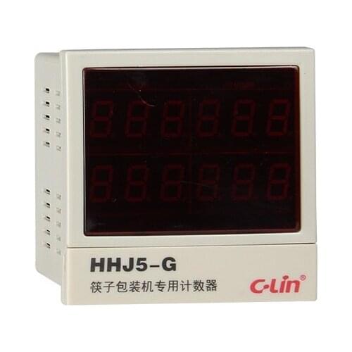 C-lin chopsticks packaging machine dedicated counter counts the total six HHJ5-g / Component settings AC220V