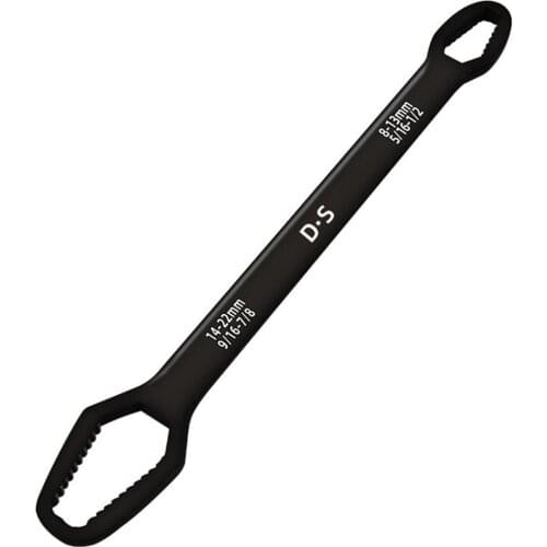 Ratchet Wrench Universal Wrench 8-22mm Double Head Wrench Set Screws Nuts Spanners Repair Hand Tools For Car Bike Car hot