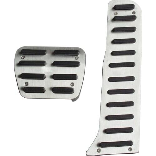 2pcs Automatic Transmission Accelerator Brake Pedal Cover Fit For VW Golf Jetta MK5 MK6 CC Scirocco B6 Left Hand Drive