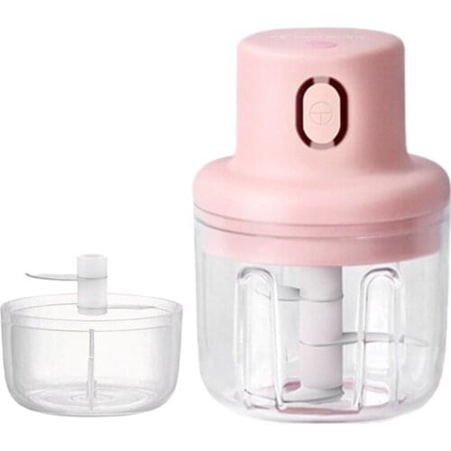 Mini Electric Garlic Food Meat Chopper Fruit Ginger Vegetable Cutter Mashing Baby Food Supplement Machine Blender Masher
