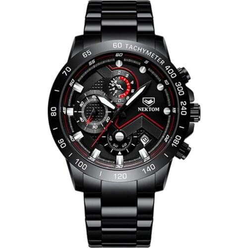 2021 Mens Watch Luminous Waterproof Luxury Sports Quartz Watch Stainless Steel Fashion Trend Watch Relogio Masculino