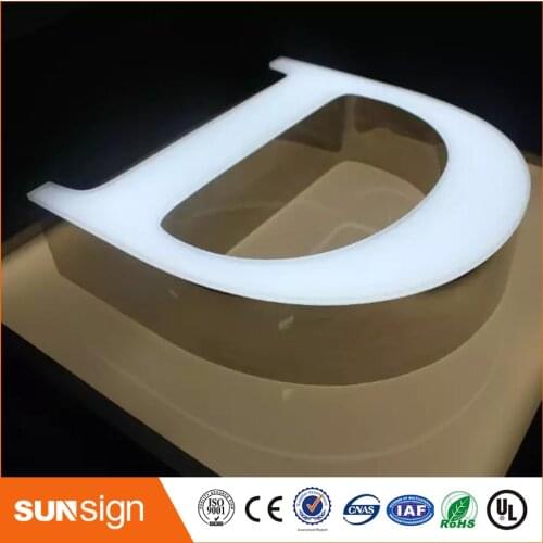 Custom outdoors store advertising salon led signs