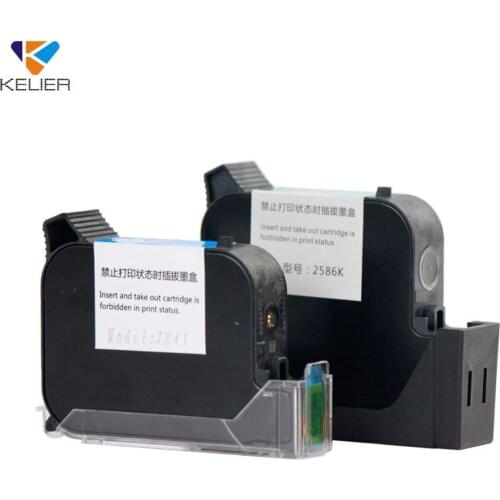 KELIER 42ml 72ml Original 2589 Ink Cartridge For Handheld Inkjet Printer Can Print 1mm-25.4mm And Various Materials