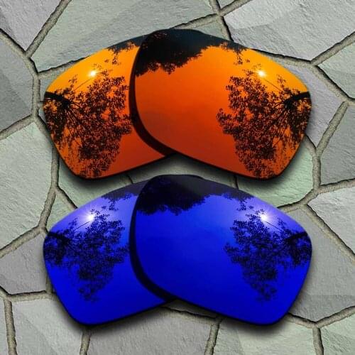 Red Orange&Violet Blue Sunglasses Polarized Replacement Lenses for Oakley Holbrook