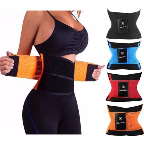 Women And Men Adjustable Elstiac Waist Support Belt Neoprene Faja Lumbar Back Sweat Belt Fitness Belt Waist Trainer Heuptas