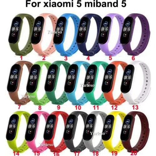 300pcs Band for Xiaomi 5 Smartwatch Wristbands Replacement Accessaries Straps Bracelets for Mi5 Colorful TPU Silicone Wholesale