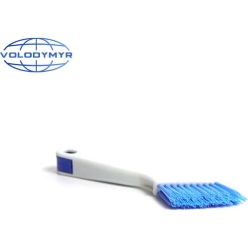 Volodymyr Plastic Handle Car Detailing Brushes Blue Color Bristle Super Dense for Interior Rims Wheels Cleaning Clean Detail