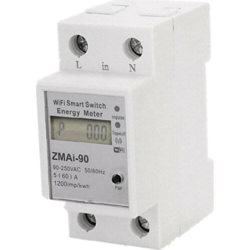 Wifi Smart Meter Switch Power Consumption Energy Monitoring Meter 110V 220V Smart Life/Tuya App Remote Control