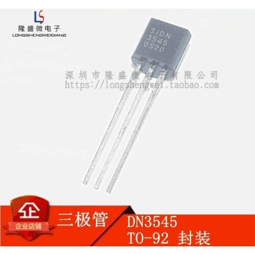 5pcs 100% new and orginal TO-92 DN3545 3545 MOS NPN N-Channel Depletion-Mode Vertical DMOS FETs in stock