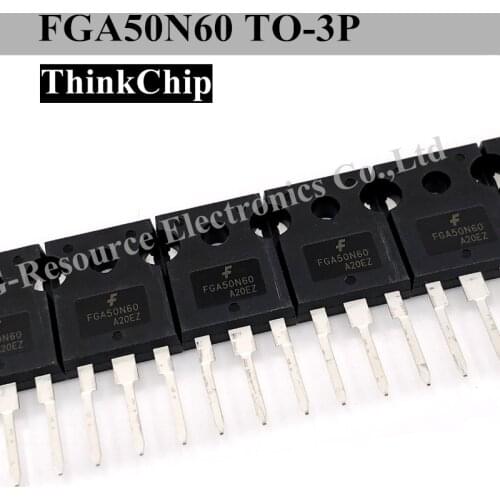 10pcs) FGA50N60 TO-247 FGA50N60LS 50N60 T0-3P Large Current MOSFET N-channel