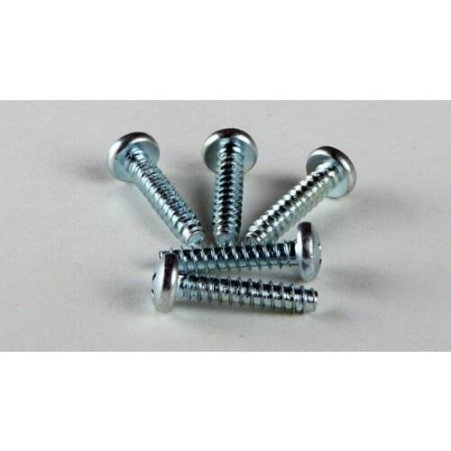 15PCS 0374 Galvanized Round Cross Hirao Self-Tapping Screws Pan Head Self Tapping Screws Hirao B-Type Self-Tapping M5 * 20