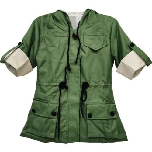 2021 Tokyo Ghoul Touka Kirishima Cosplay Costume Green Hoodie Only