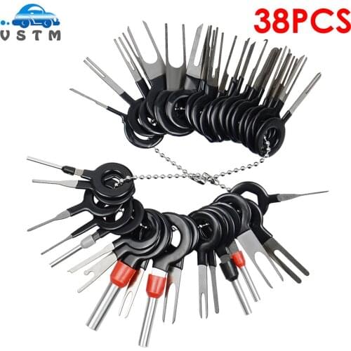 3/11/18/29/38 Pcs Connector Pin Removal Auto Car Plug Circuit Board Wire Harness Terminal Extraction Pick Crimp Pin Back Needle
