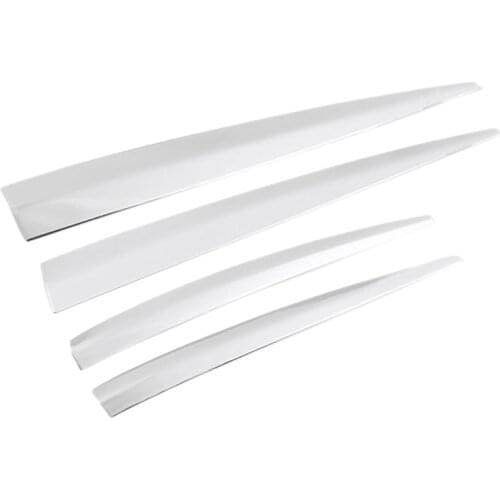 4Pcs Car Front Rear Bumper Protector Guard Anti-Collision Trim Bar Auto Protection Strips for - A6L 2019 2020 2021