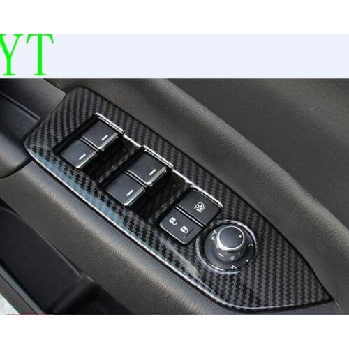Auto Armrest trim The inner window lift button trim for MAZDA CX-5 2017 2018,car styling accessories