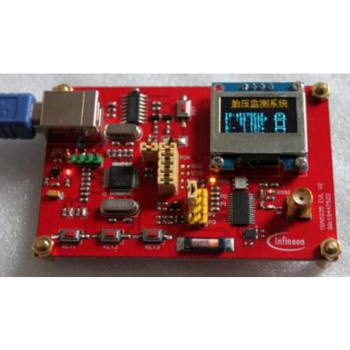 For SP370 transmitting board,SP370 receiving board, Tire pressure monitoring development kit,TDA5235 receiving board (receiving