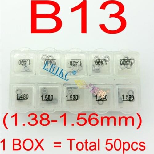 ERIKC B13 Common Rail Injector Adjustment Shim Size: 1.38-1.56mm for BOSCH Diesel Fuel Injector