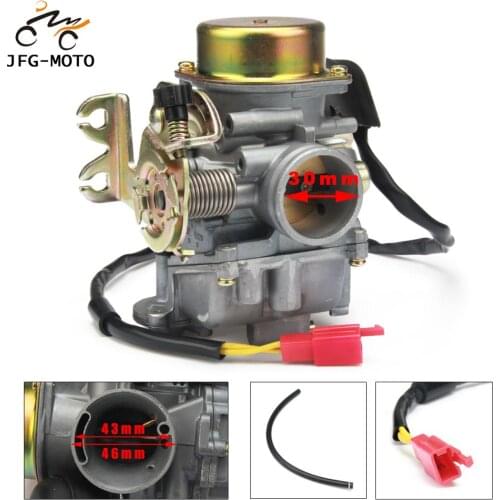 Motorcycle CVK30 CVK 30MM Carburetor Carb Replacement For Keihin Scooters ATV GY6 150-250CC Scooter Street Bike