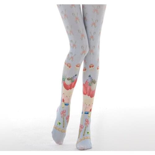 Strawberry Cake Pantyhose Women Dance Socks Wholesales And Dropshipping