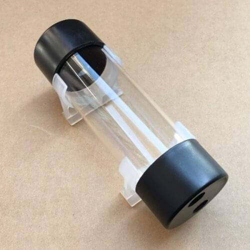 Computer water cooling water tank radiator liquid cooling small tank cylinder water cooling suit transparent water tank 210ml