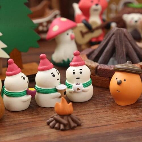 Animal Miniature figurine Creative microlandscape flowerpot Resin decoration Christmas gift Home decor