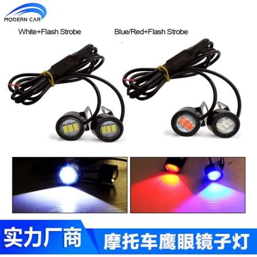 Motorcycle refitted eagle eye lamp, ghost fire color lamp, Eagle pedal led mirror lamp, counter rogue lamp