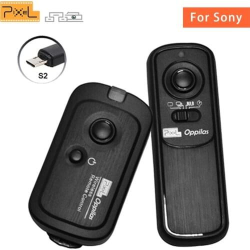Pixel RW-221 S2 Wireless Shutter Release Remote Control For Sony A7R NEX-3NL A5000 A6000 A58 A3000 HX300 RX100II Camera