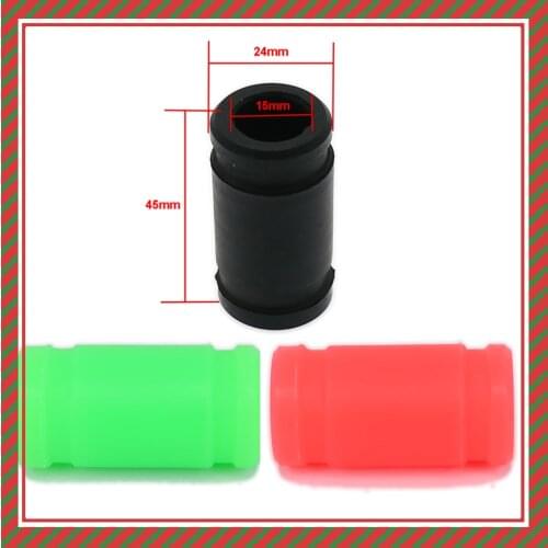 RCAWD Black Silicone Joint Exhaust Rubber Adapter Exhaust Tubing Coupler Rubber For 1/8 Nitro RC Hobby Model Car HSP N10006