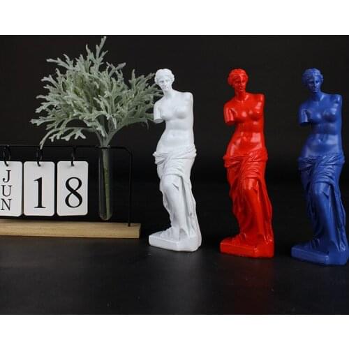 Nordic Ins Venus Plaster Character Sculpture Ornaments Resin Statue Decor Home Decoration Accessories Living Room Desktop Crafts