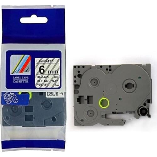 Sell Compatible Brother TZE TZ label tape TZe 111 in competitive price TZ 111 TZ111