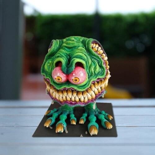 Angry Big Mouth Resin Statue Fine Workmanship Craft Garden Resin Crafts Sculpture Halloween Decoration Figurines Home Decor