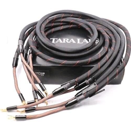 TARA LABS The One Loudspeaker Cable Spade Plug hifi speaker cable 100% brand new audiophile speaker Cable 2.5M with original box
