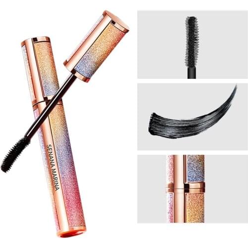 4D Silk Fiber Eyelash Mascara Waterproof Starry Sky 3D Mascara For Eyelash Extension Black Thick Lengthening 4D Makeup Cosmetic