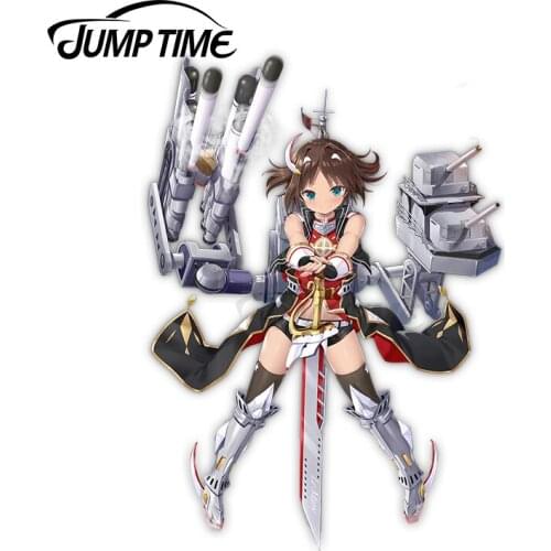 JumpTime 13 x10.2cm Azur Lane Le Mars Retrofit Anime Waifu Weatherproof Funny Car Stickers and Decals Waterproof Auto Decoration