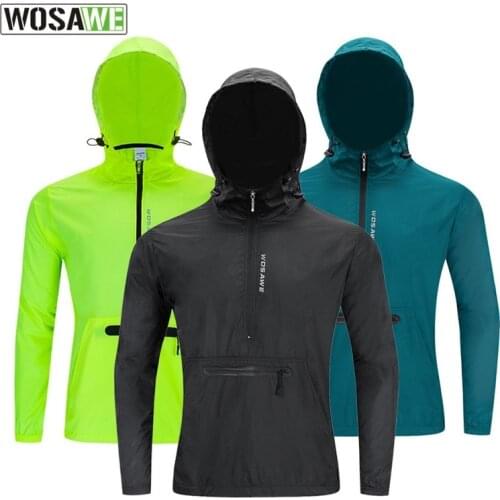 WOSAWE Cycling Jersey Bike Motorcycle Riding Windbreaker Waterproof Mountain Bike Long Sleeve Jacket Men Shirts