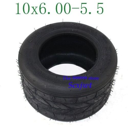 10 inch widened tire 10x6.00-5.5 motorcycle tubeless tire wheel 10x6.00-5.5 to tire vacuum Road tire
