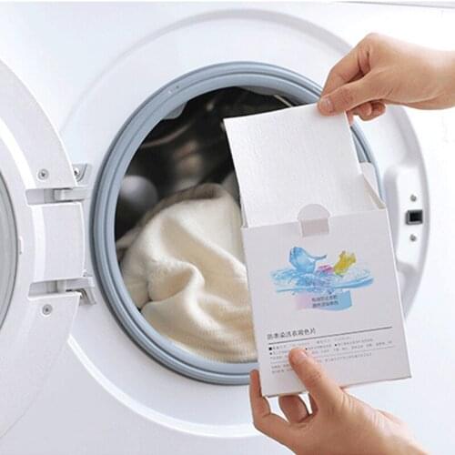 24PCS Anti-dyeing Towels Clothes String Mixed Wash Paper Household Laundry Tablets Suction Color Master Film