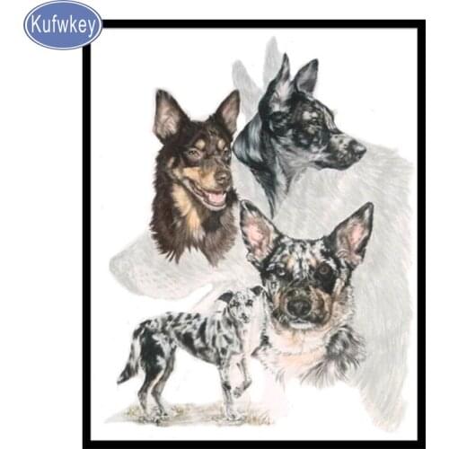 Diy 5D Diamond Painting Animals Dog Full Drill Square/Round Diamond Embroidery Photo pet Animals Sale Home Decor Gift