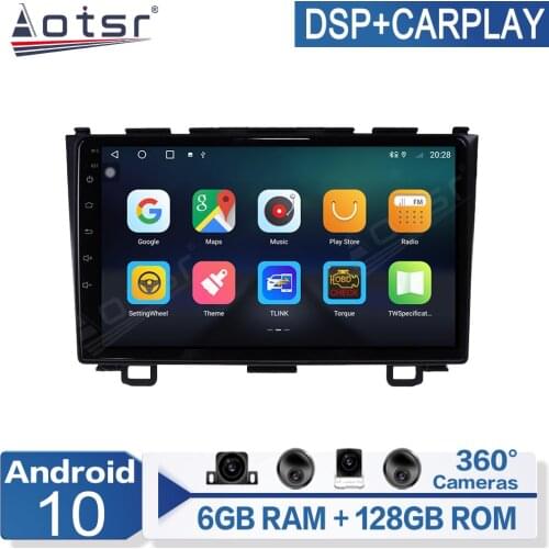 Android Radio Car Multimedia Video Player For Honda CRV 2007-2011 navegación GPS IPS pantalla PX6 No 2 Din AutoRadio