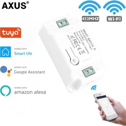 Smart Home House life Wifi Wireless Remote Switch Breaker Timer Domotic LED Light APP Controller Module Alexa Google Home Tuya