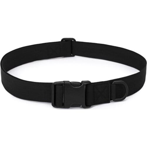 Combat Canvas Duty Tactical Sport Belt with Plastic Buckle Army Military Adjustable Outdoor Fan Hook Loop Waistband